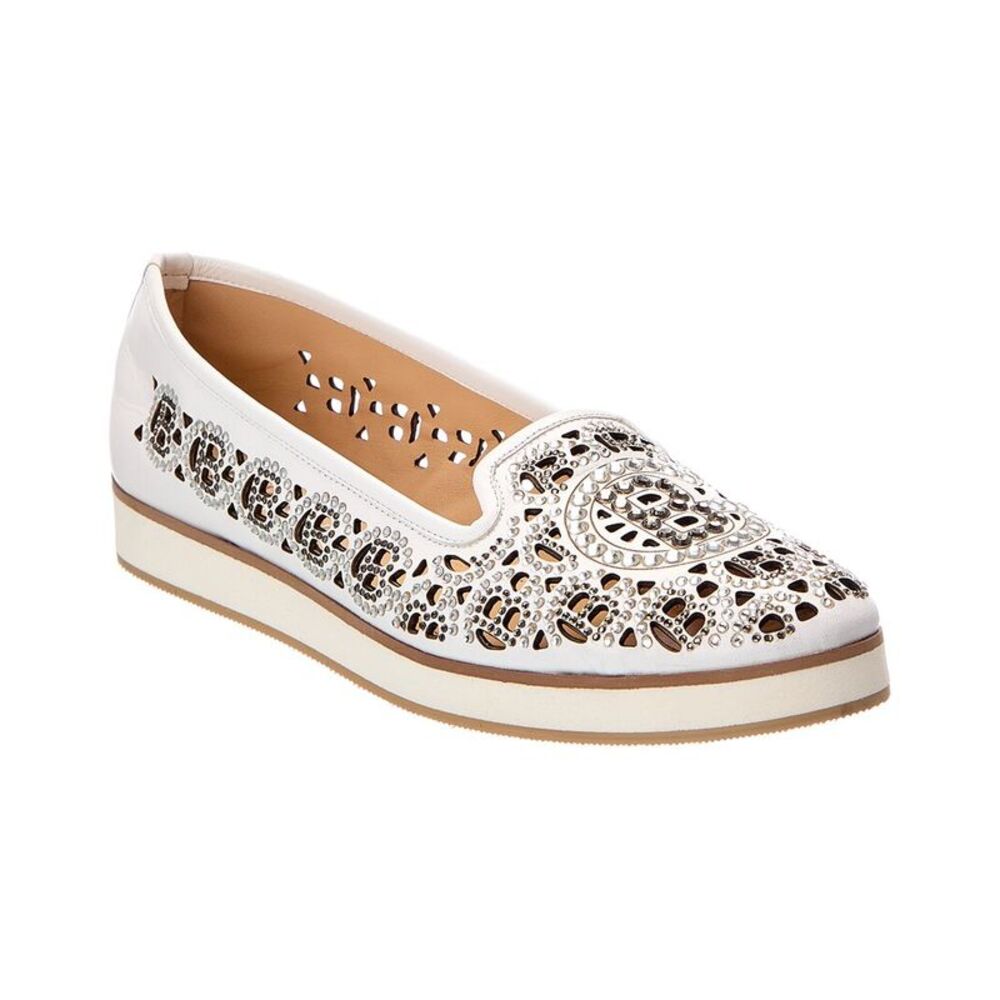 Baldinini Leather Moccasin, White